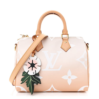 Louis Vuitton Monogram Giant By The Pool Speedy Bandouliere 25 Brume 1 of 10