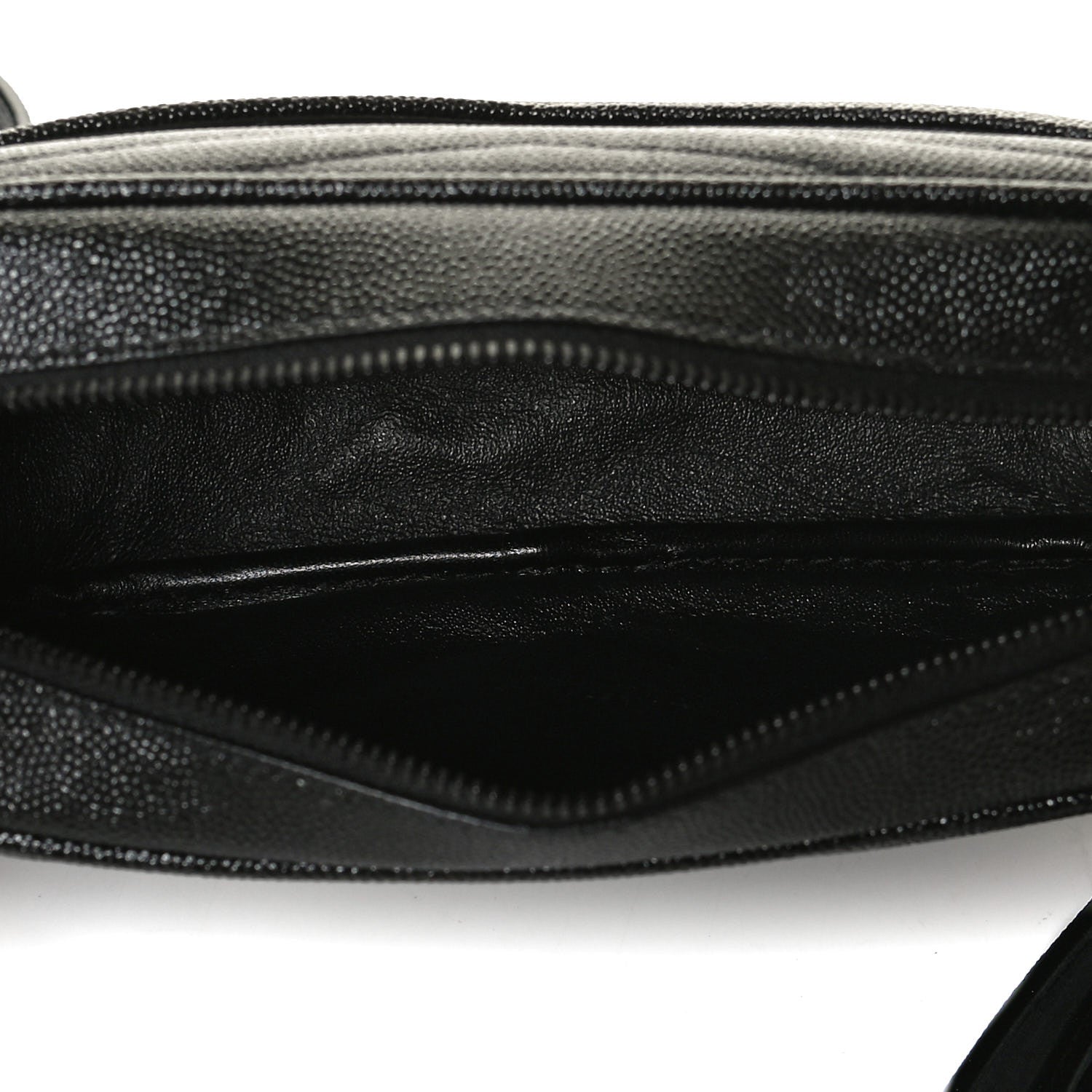 Saint Laurent Grain De Poudre Matelasse Monogram Mini Lou Camera Bag Black 5 of 12