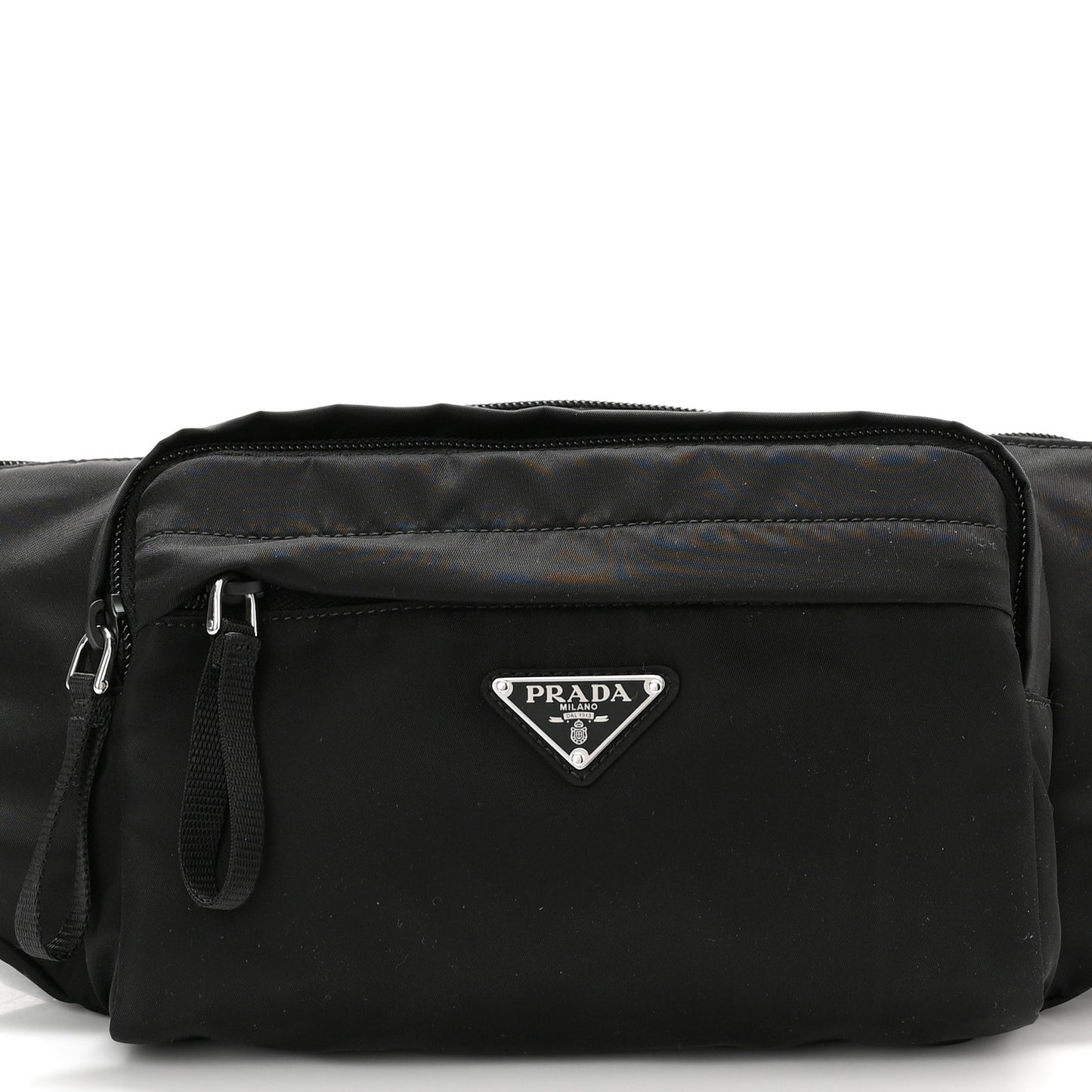 Tessuto Nylon Montagna Belt Bag Black
