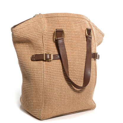 Saint Laurent Straw Raffia Large Downtown Brown 3 of 9