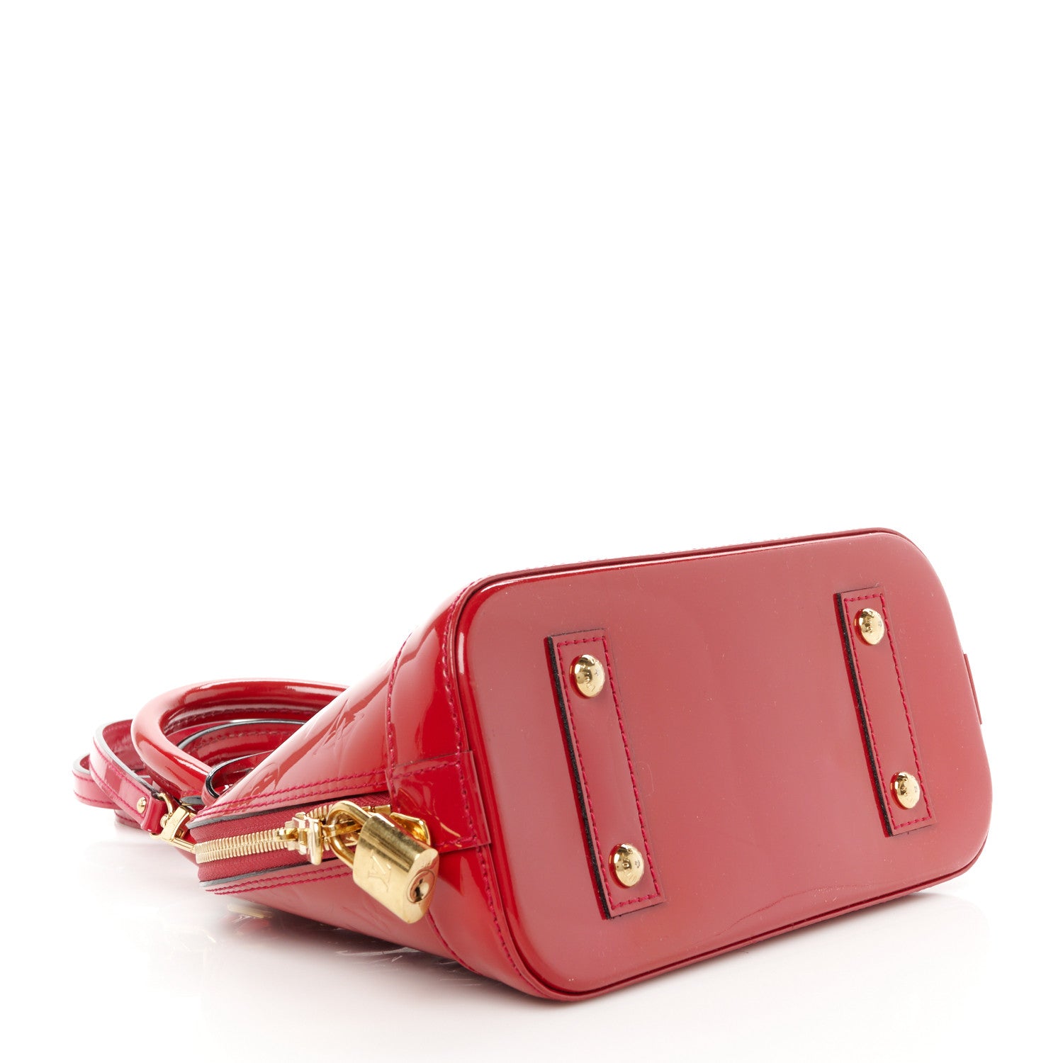 Louis Vuitton Vernis Alma BB Rose Indien 4 of 11