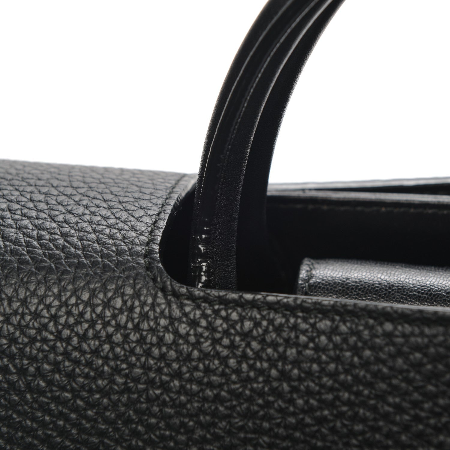 Christian Dior Grained Calfskin Medium Diorever Flap Black 8 of 9