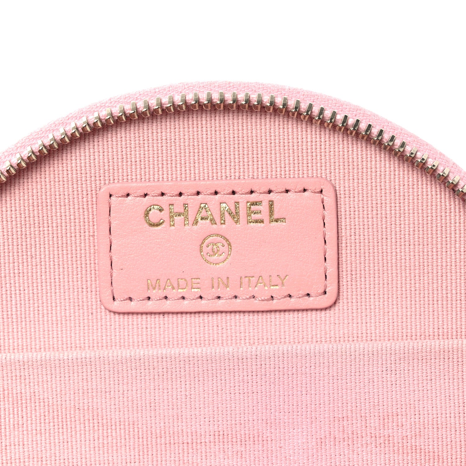 Chanel Caviar Quilted Round Handle With Care Vanity With Chain Pink 6 of 13