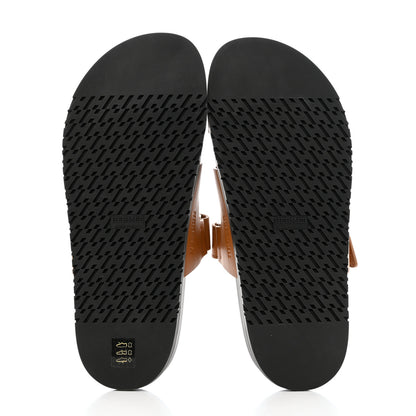 Hermes Calfskin Womens Chypre Sandals 41 Naturel 5 of 9