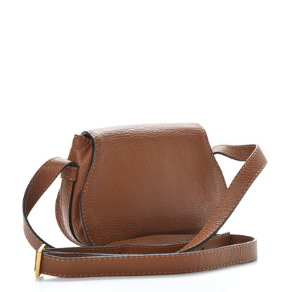 Chloe Calfskin Mini Marcie Round Crossbody Bag Tan 2 of 9