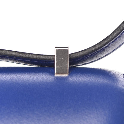 Hermes Tadelakt Constance 18 Bleu Electrique 17 of 19