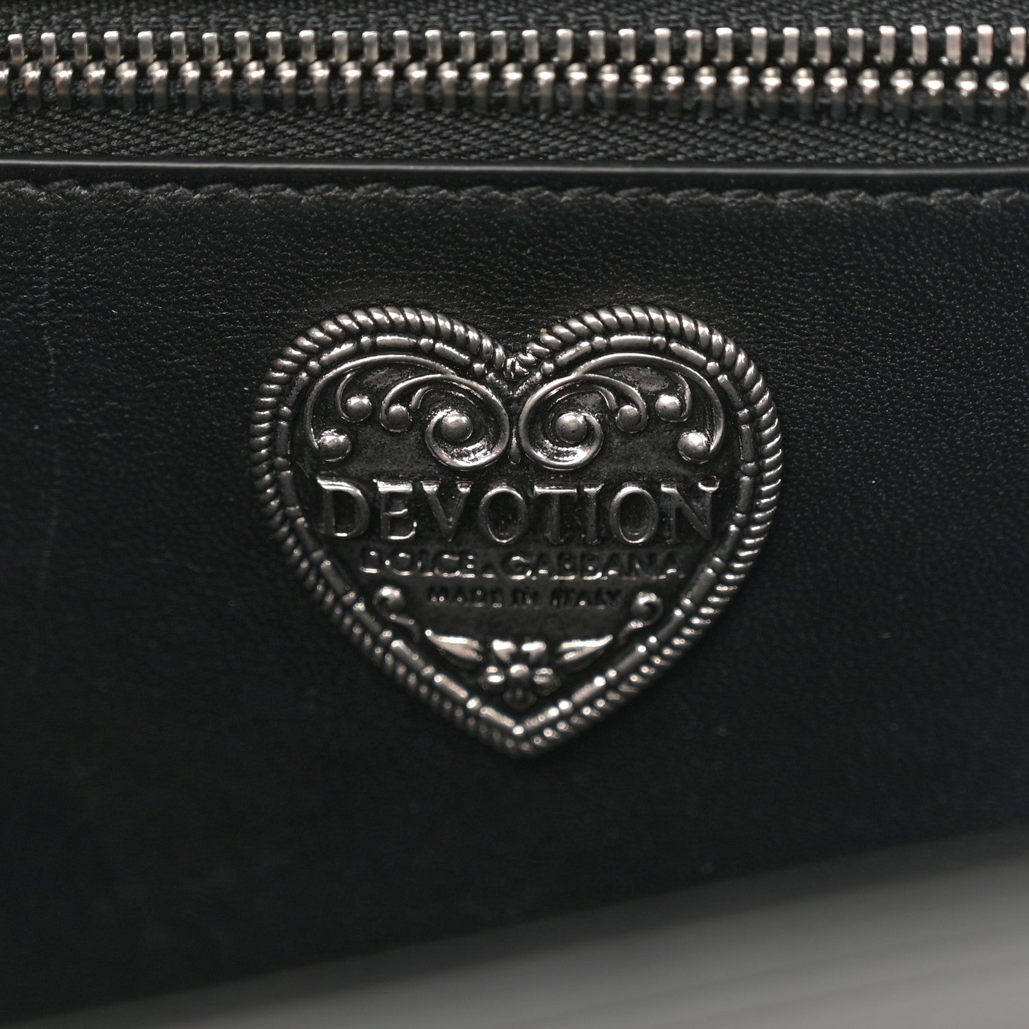 Dolce & Gabbana Calfskin Medium Devotion Crossbody Bag Black 6 of 11
