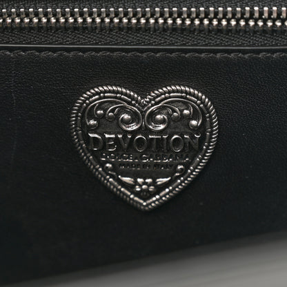 Dolce & Gabbana Calfskin Medium Devotion Crossbody Bag Black 6 of 11