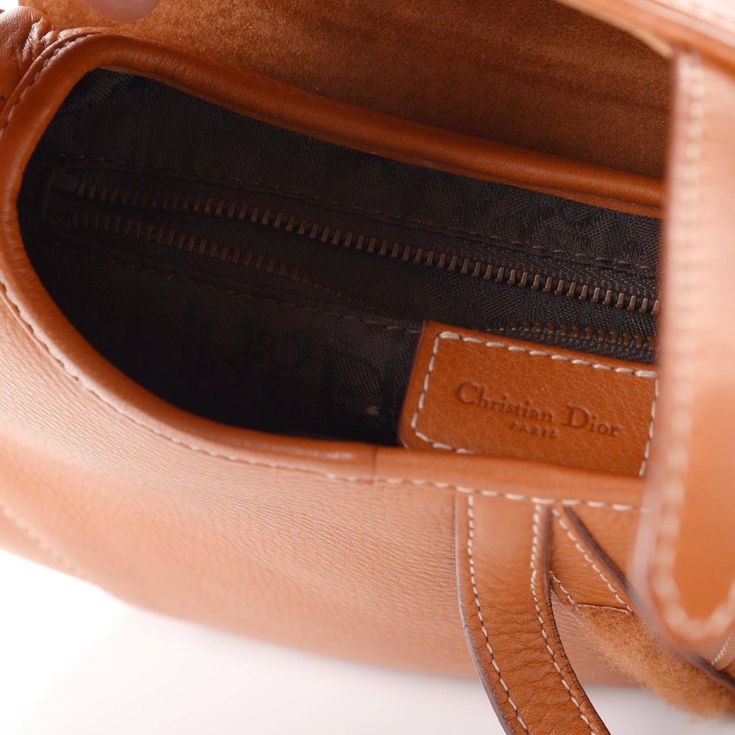 Calfskin Saddle Bag Tan