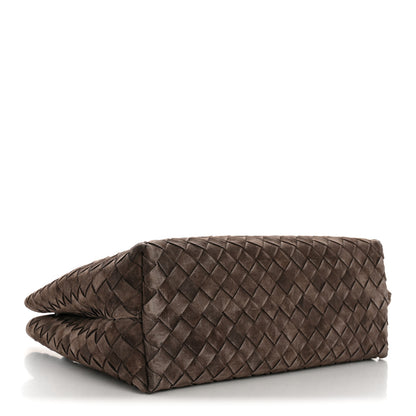 Bottega Veneta Suede Intrecciato Medium Andiamo Shoulder Bag Fondant 4 of 12