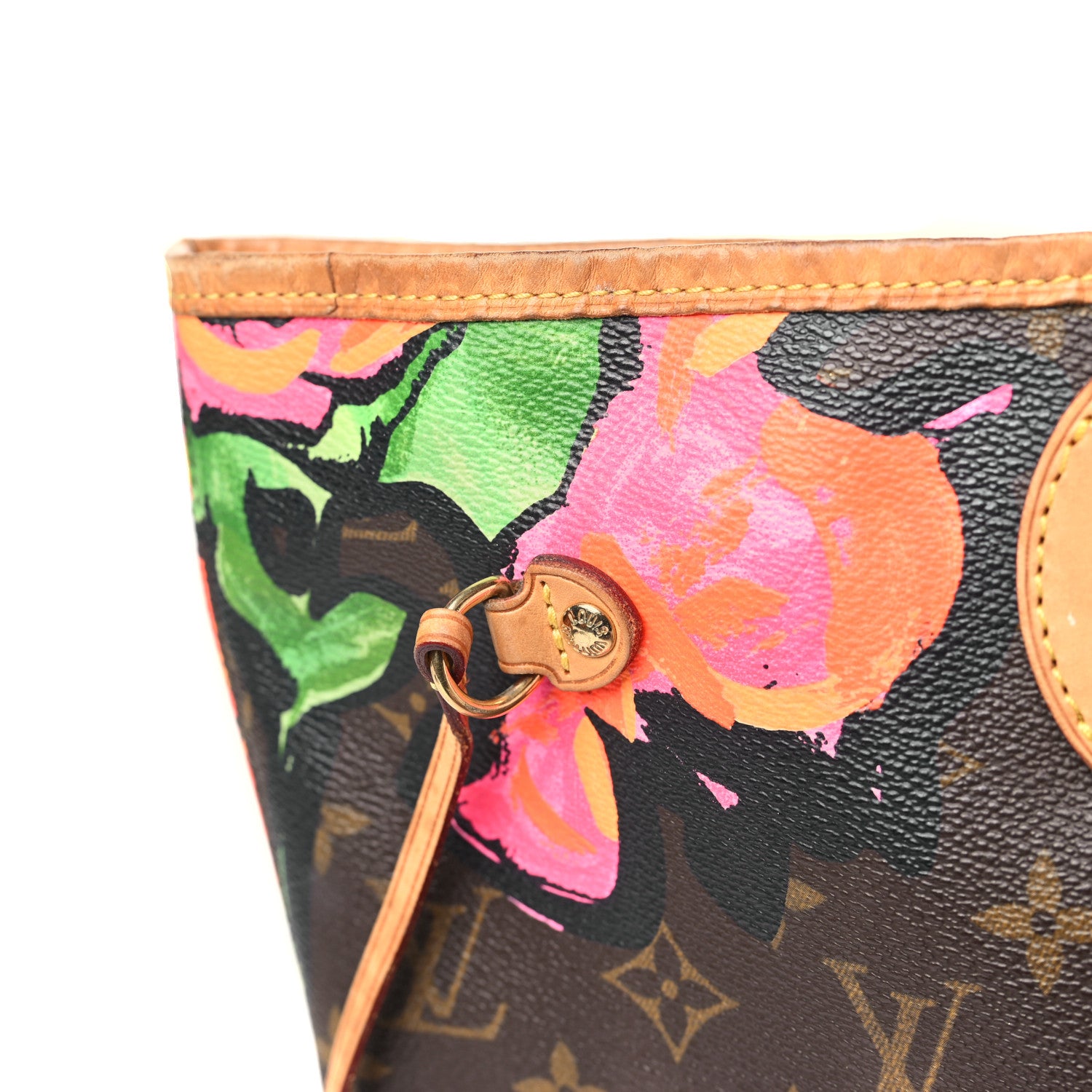 Louis Vuitton Monogram Roses Neverfull MM 13 of 13