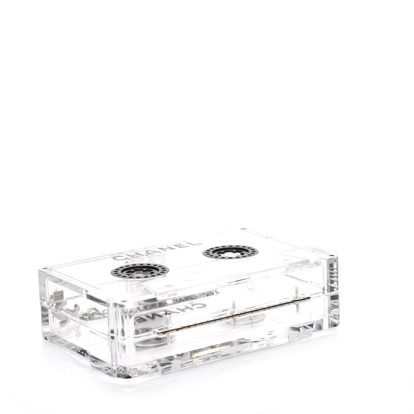 Lucite Cassette Clutch