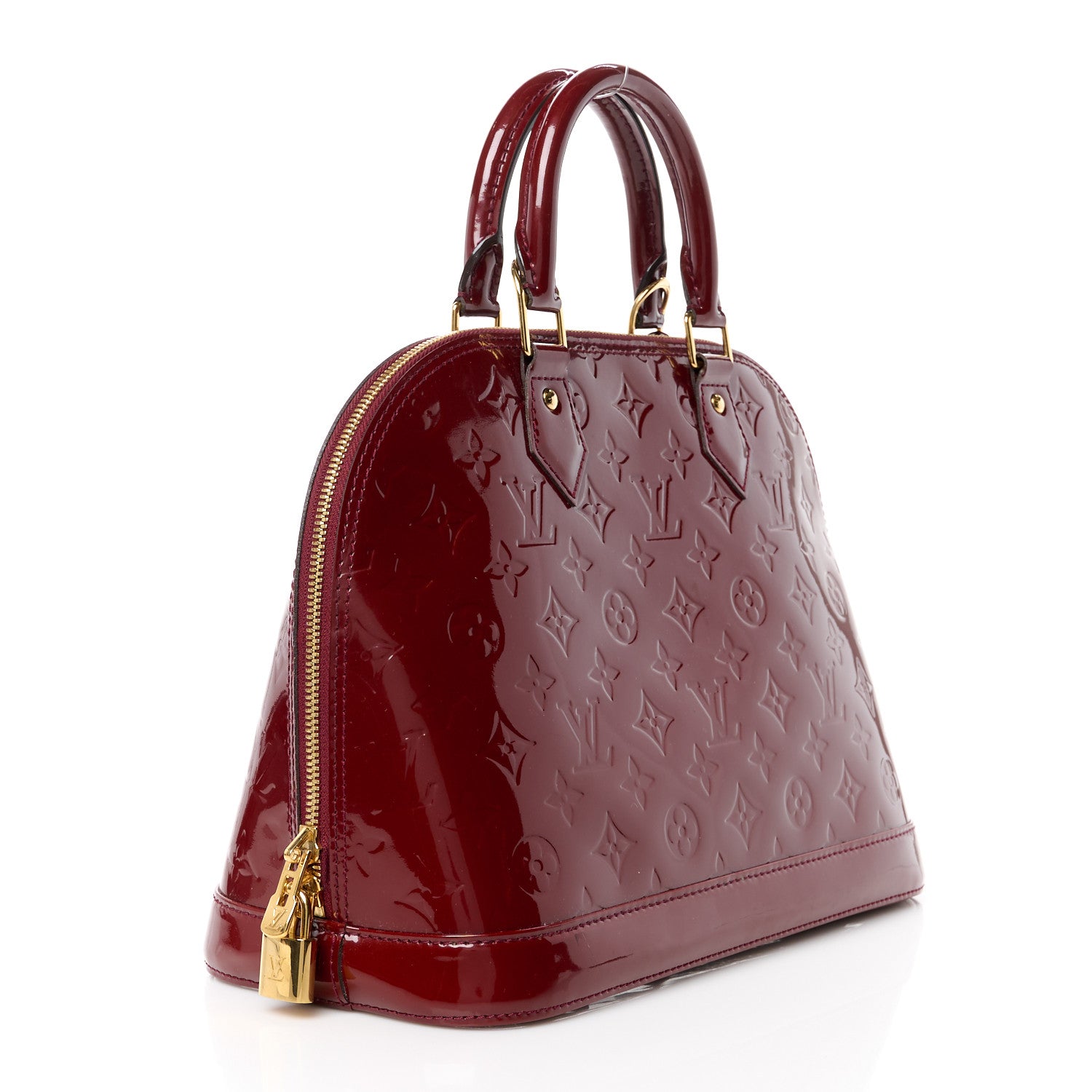 Louis Vuitton LOUIS VUITTON Vernis Alma PM Rouge Fauviste 3 of 13