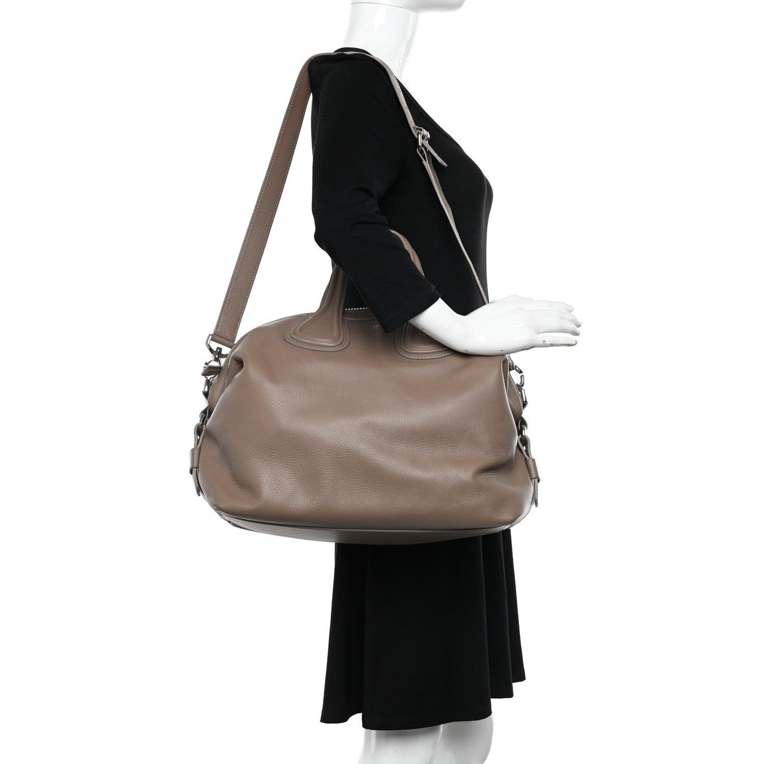 Givenchy Grained Calfskin Medium Nightingale Brown 3 of 13