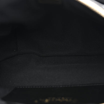 Chanel Shiny Aged Calfskin Quilted CC Pockets Jacket Waist Belt Bag Black 5 of 10