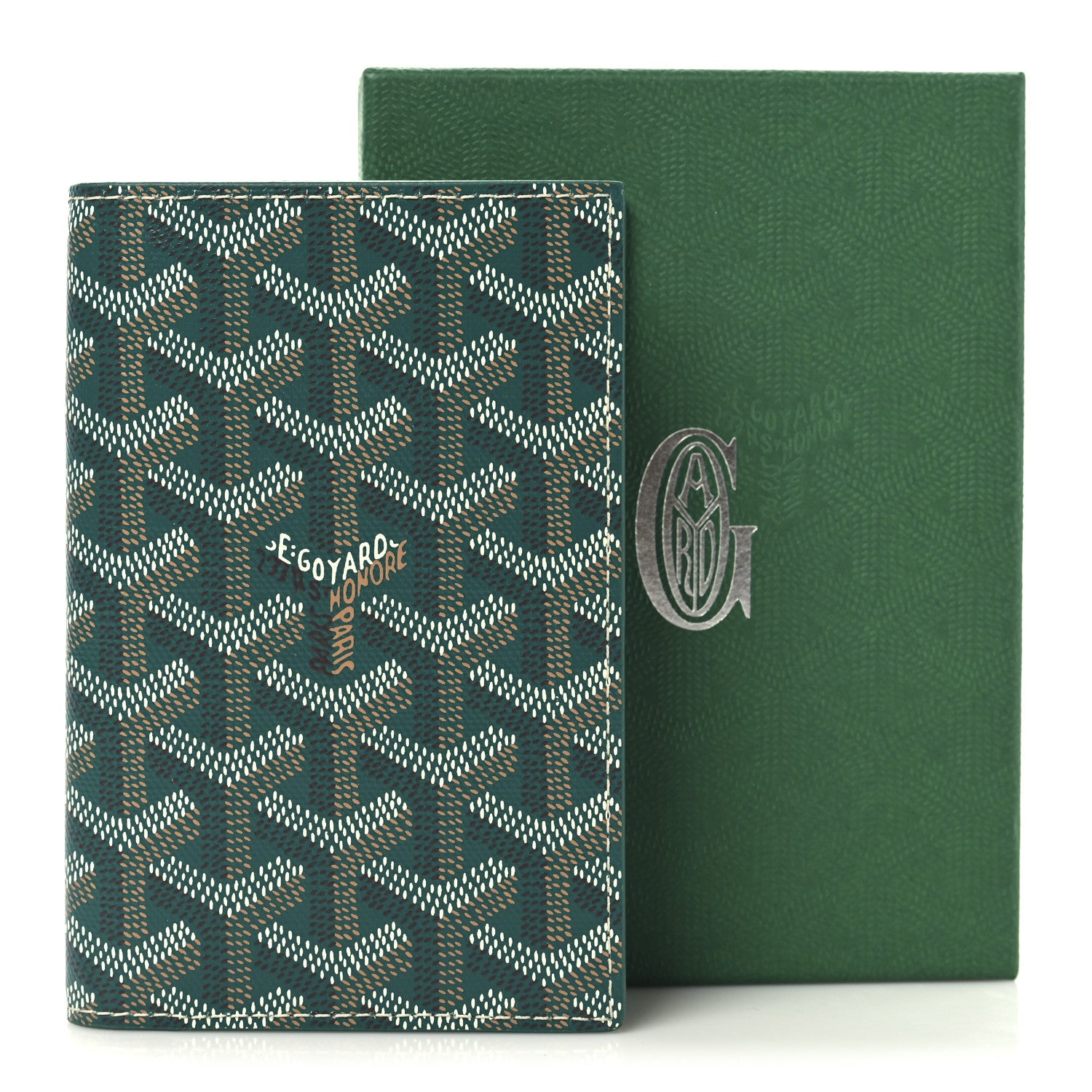Goyard Goyardine Grenelle Passport Wallet Green 7 of 7