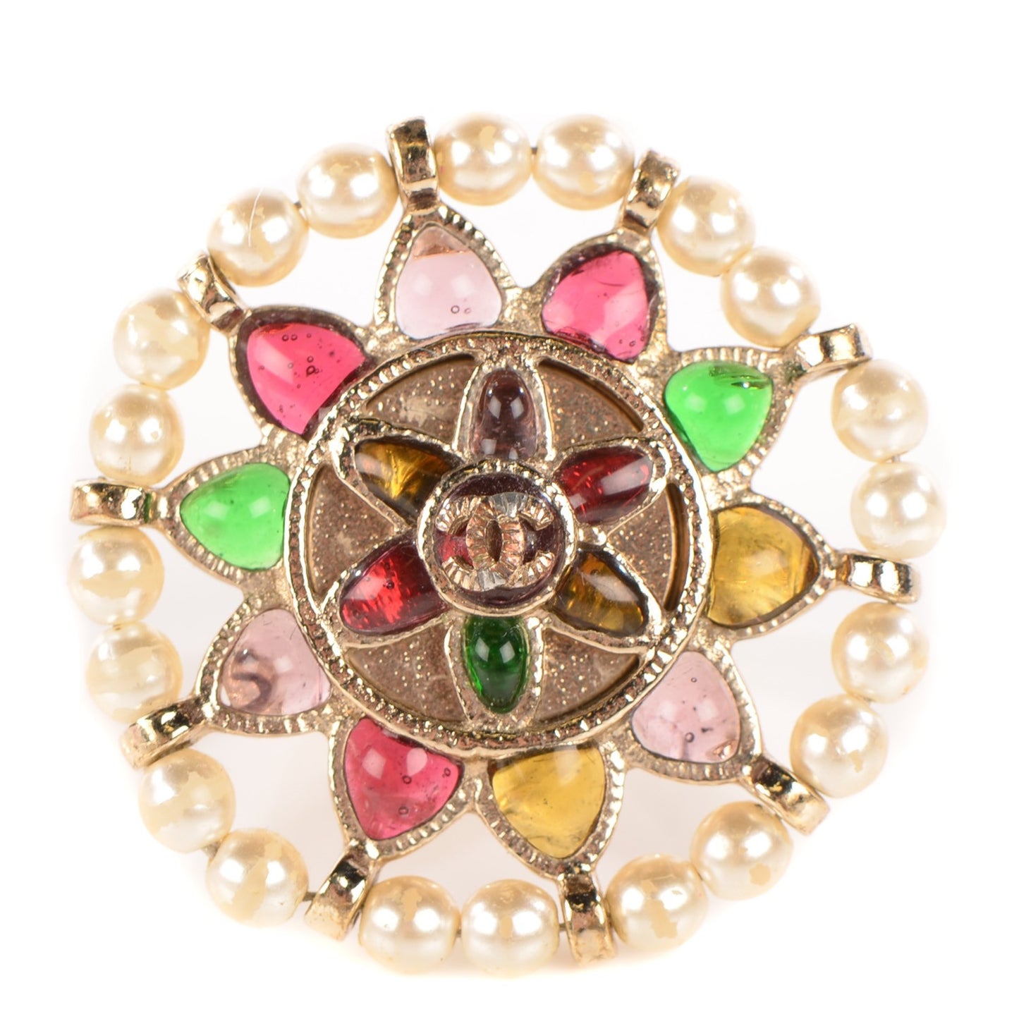 Gripox Pearl CC Ring Gold 6.5 Multicolor