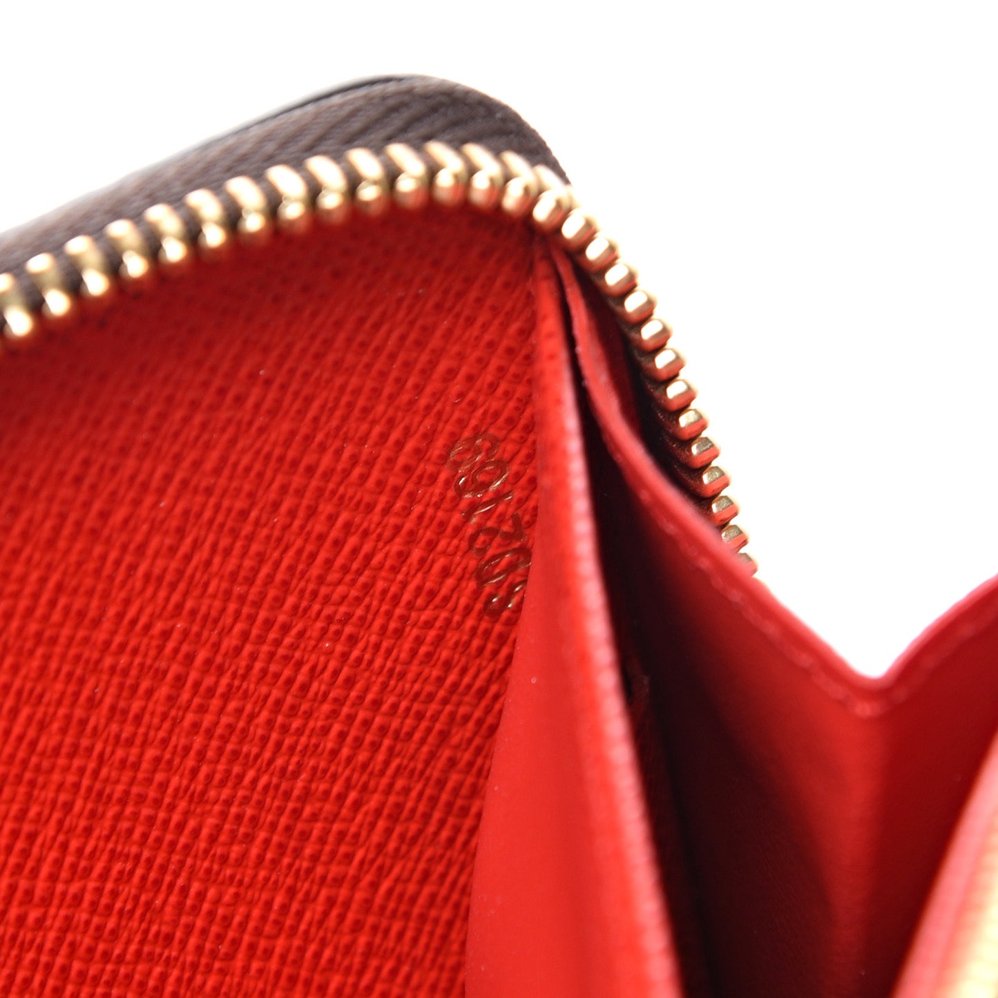 Monogram Zippy Wallet Coquelicot