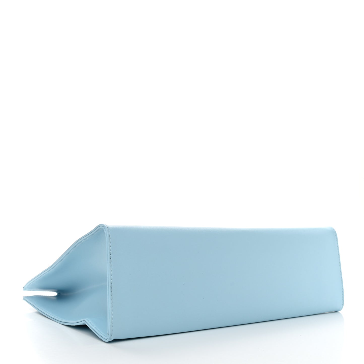 Vegan Leather Medium Shopping Bag Pool Blue