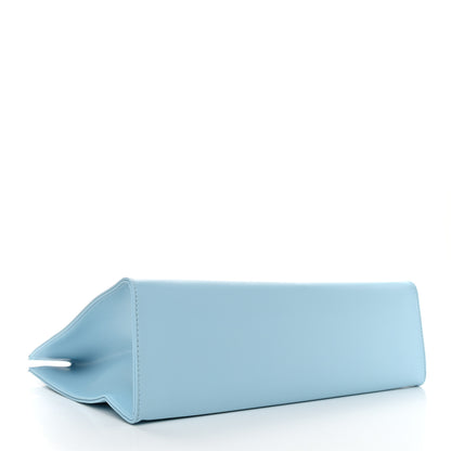 Telfar Vegan Leather Medium Shopping Bag Pool Blue 5 of 10