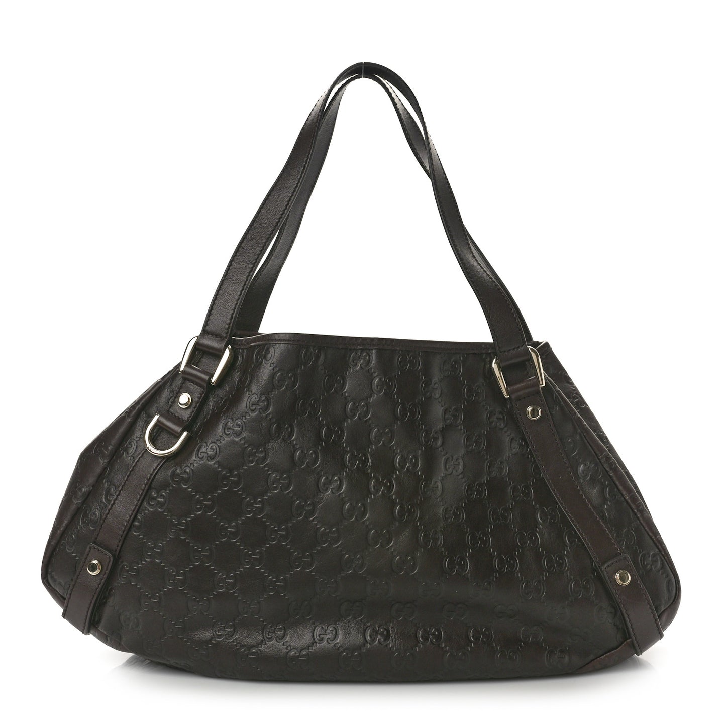 Guccissima Medium Abbey Shoulder Bag Chocolate