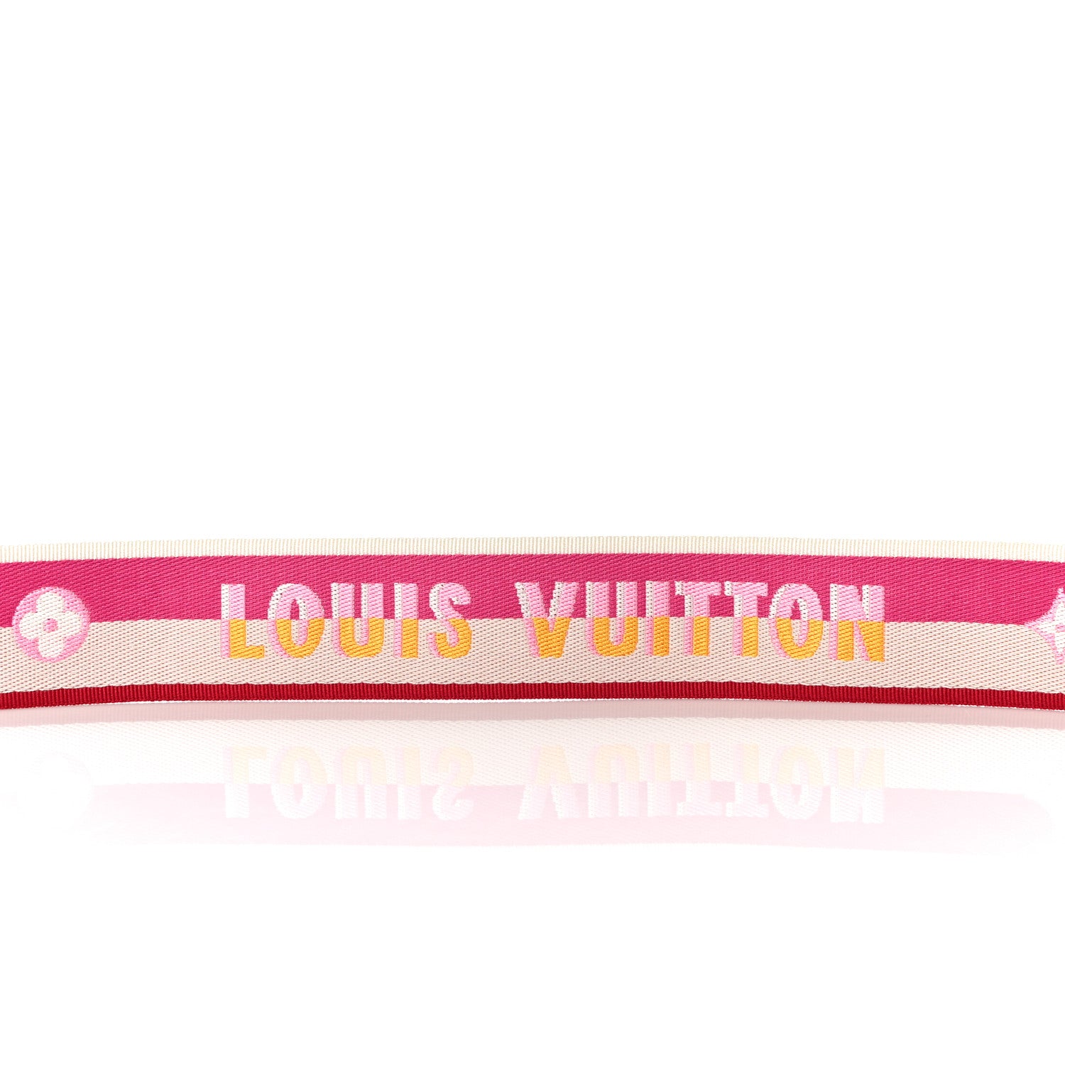 Louis Vuitton Jacquard Speedy Bandouliere 20 Shoulder Strap Fuchsia 6 of 7