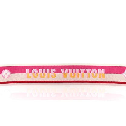 Louis Vuitton Jacquard Speedy Bandouliere 20 Shoulder Strap Fuchsia 6 of 7