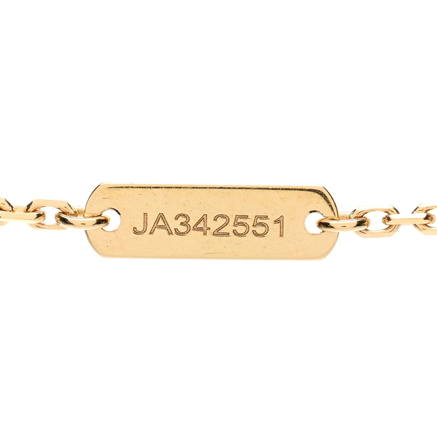 Van Cleef & Arpels 18K Yellow Gold Diamond Yellow Mother of Pearl Vintage Alhambra Pendant Necklace 4 of 5