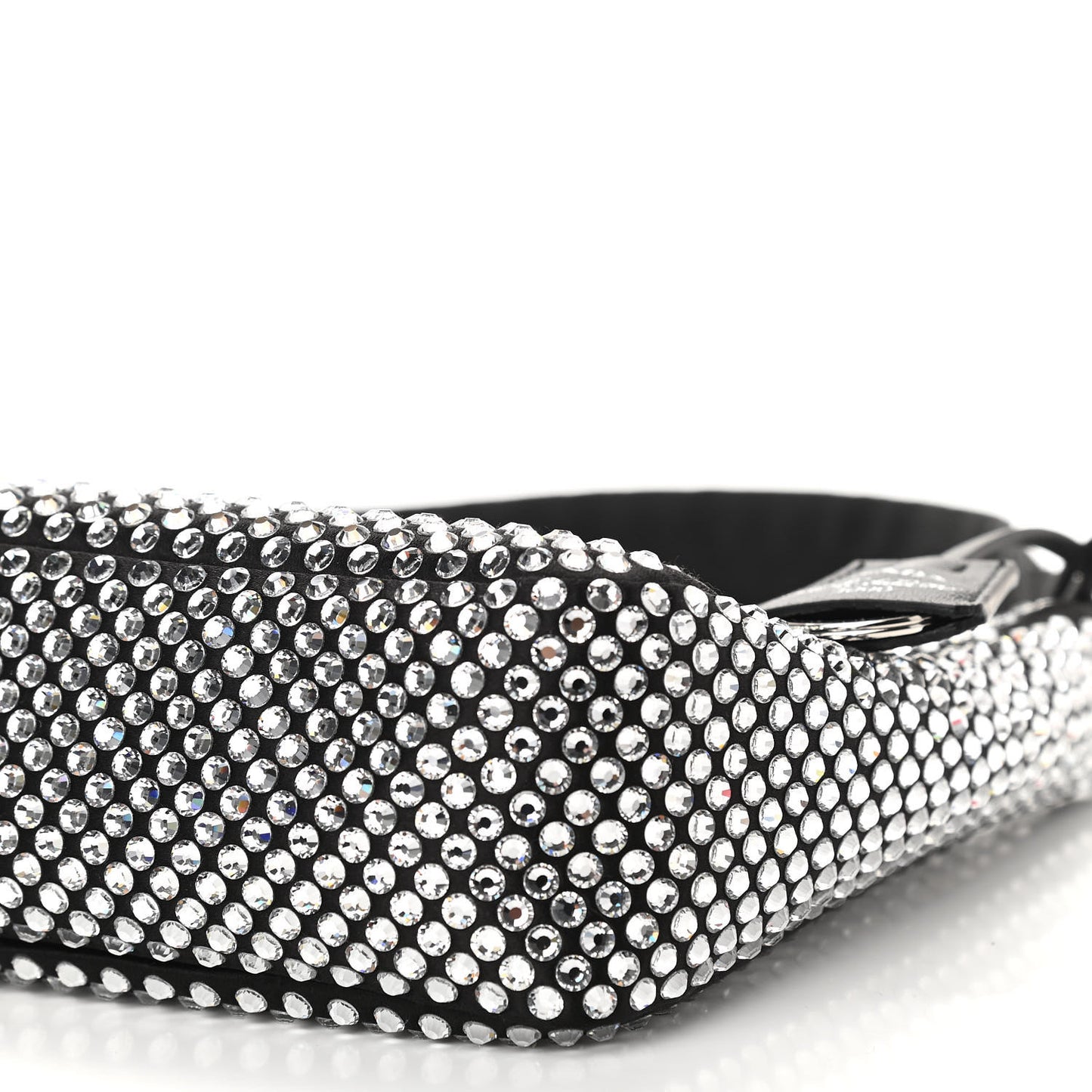 Satin Crystal Mini Re-Edition 2000 Bag Cristal