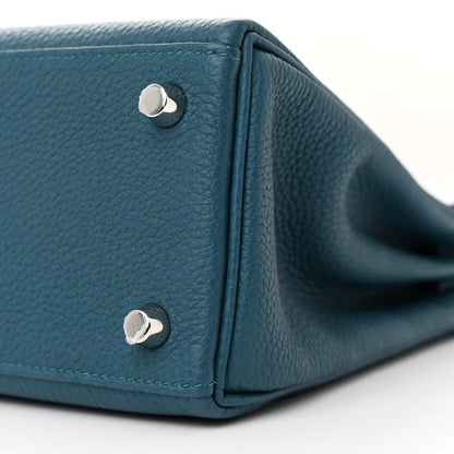 Hermes Togo Kelly Retourne 25 Vert Bosphore 10 of 13