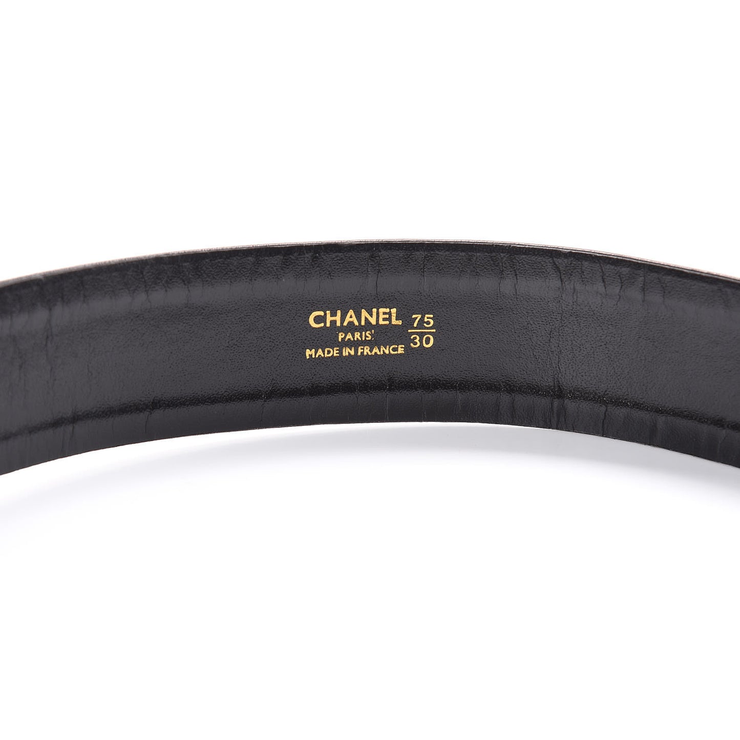 Lambskin Chain Belt 75 30 Black