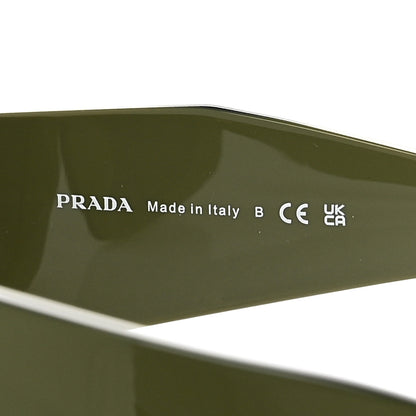 Prada Acetate Symbole Sunglasses SPR 17W Green 5 of 7