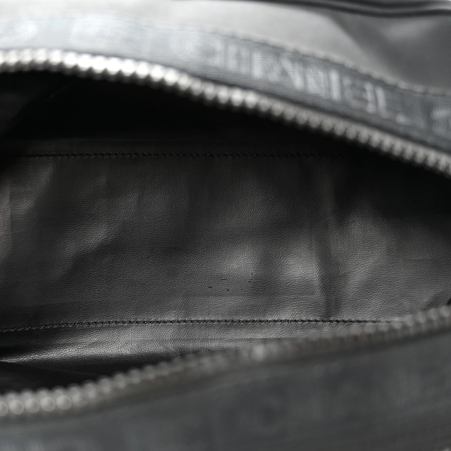 Chanel Canvas Nylon Sport Logo Cosmetic Bag Black 10 of 14