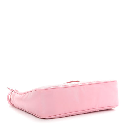 Prada Tessuto Nylon Saffiano Mini Re-Edition 2000 Bag Rosa 4 of 10