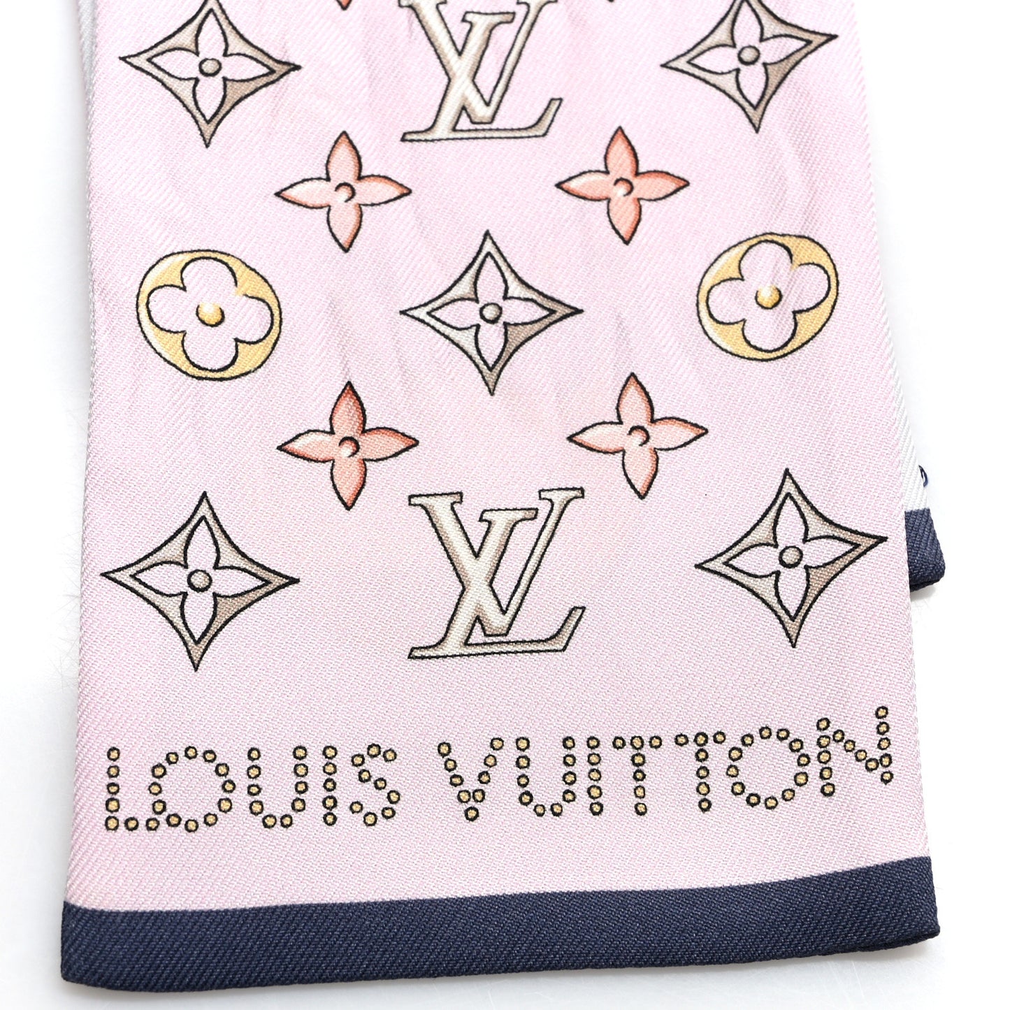 Silk Monogram Vivenne And Beyond Bandeau Rose Clair
