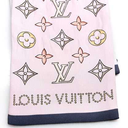 Louis Vuitton Silk Monogram Vivenne And Beyond Bandeau Rose Clair 3 of 3