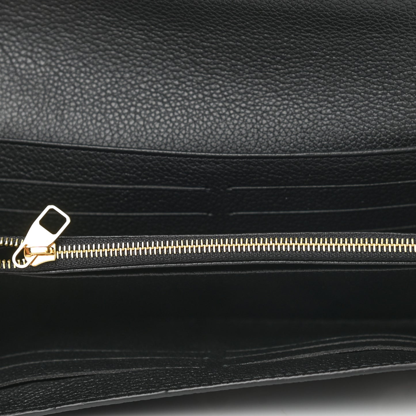 Monogram Empreinte Giant Sarah Wallet Black Beige