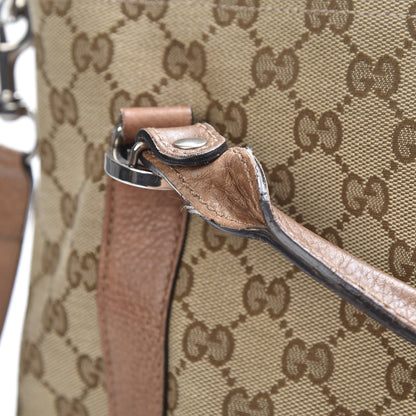 Gucci Monogram Old Libeccio Medium Miss GG Top Handle Bag Beige Ebony Light Brown 18 of 18