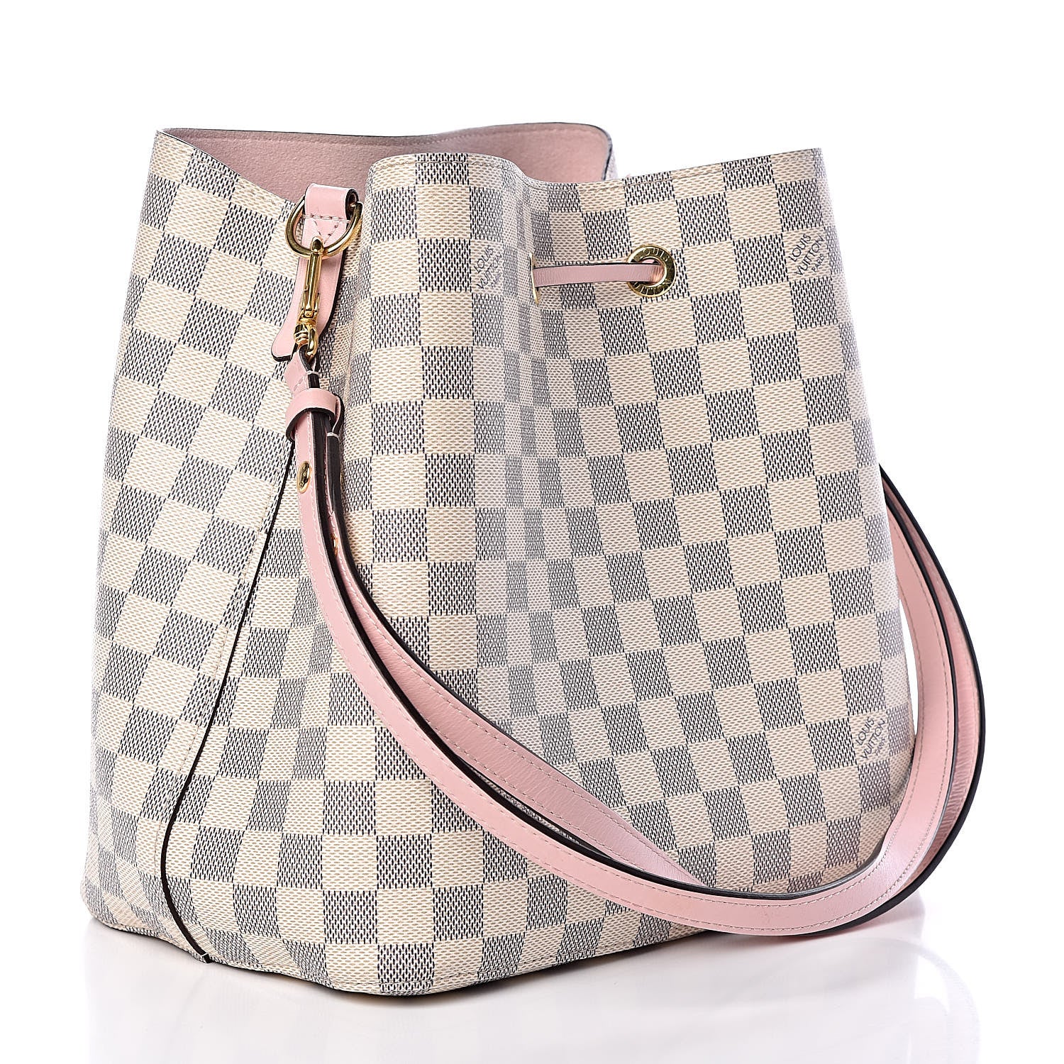 Louis Vuitton Damier Azur Neonoe MM Eau De Rose 3 of 9