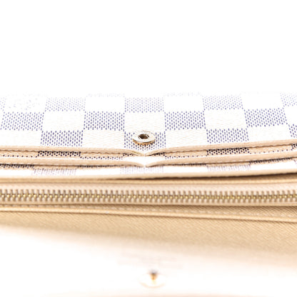 Louis Vuitton Damier Azur Sarah Wallet 9 of 10