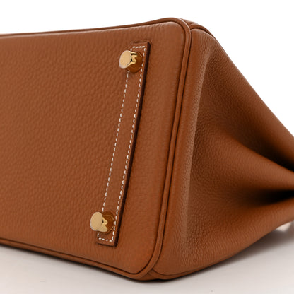 Hermes Togo Birkin 25 Gold 10 of 11