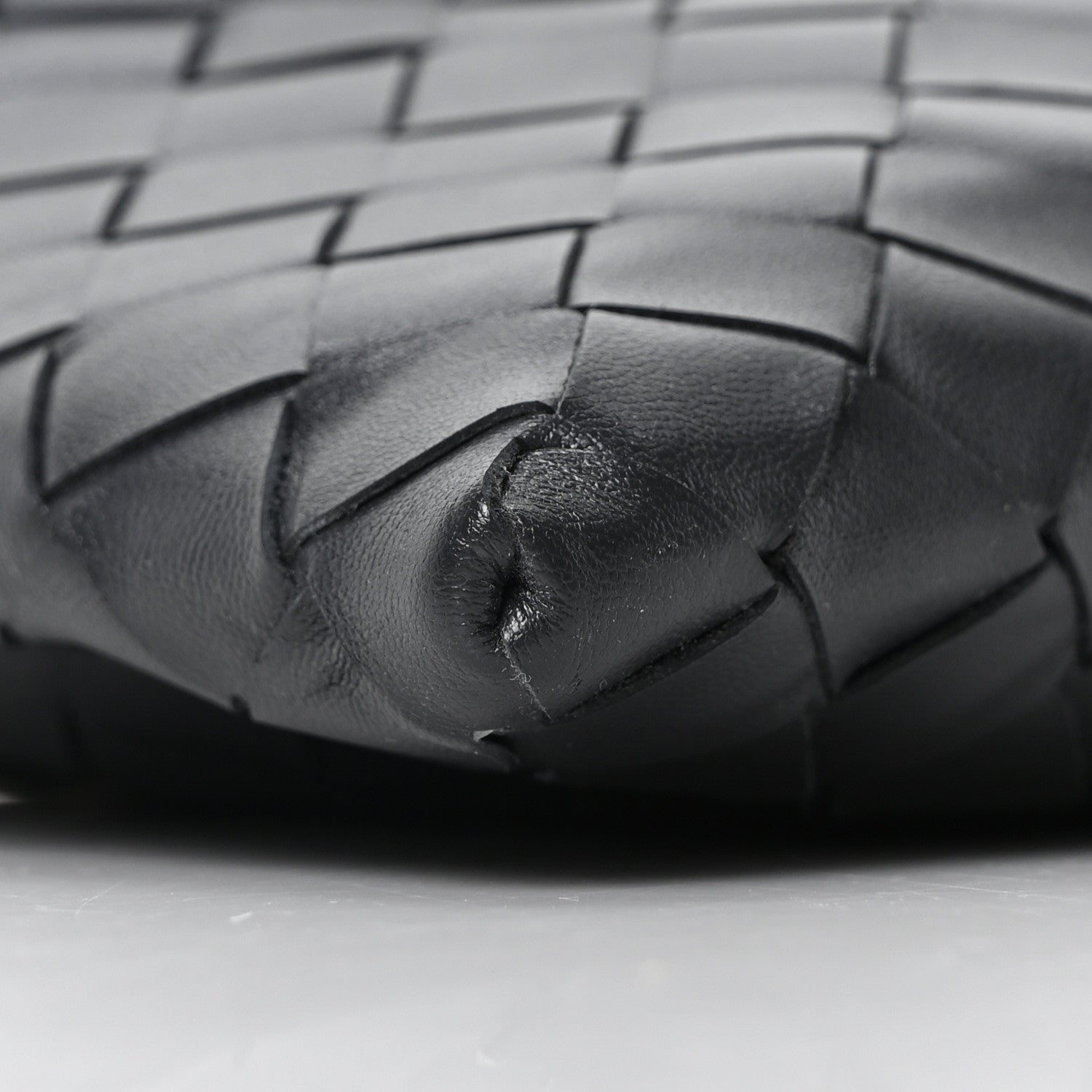 Bottega Veneta Calfskin Intrecciato Mini Hop Black 8 of 9
