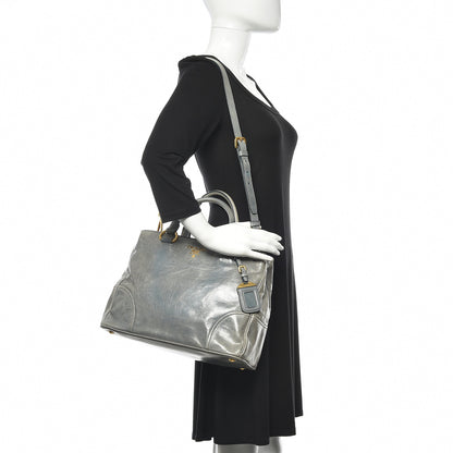 Prada Vitello Shine Tote Avio 2 of 14