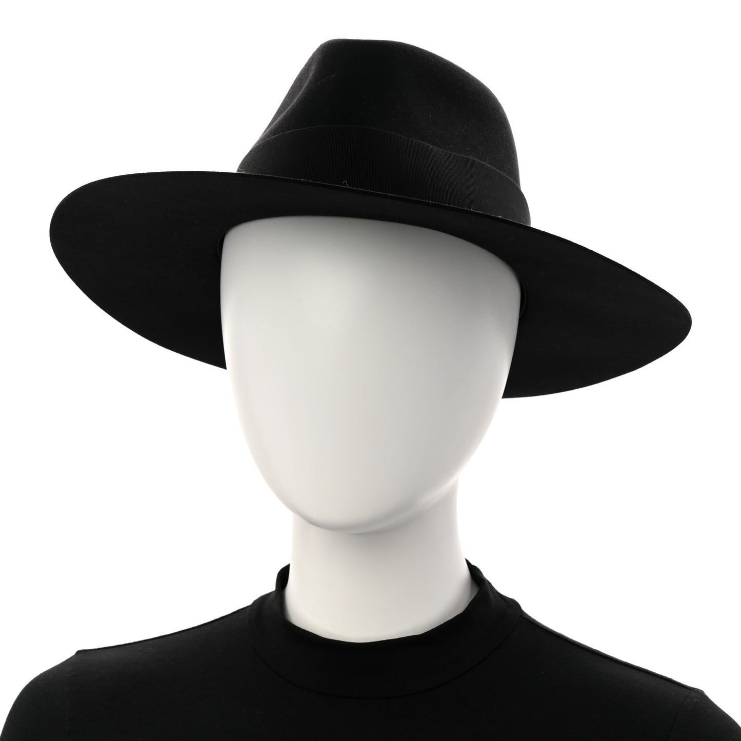 Rabbit Felt Faubourg Brides De Gala Hat 58 Black