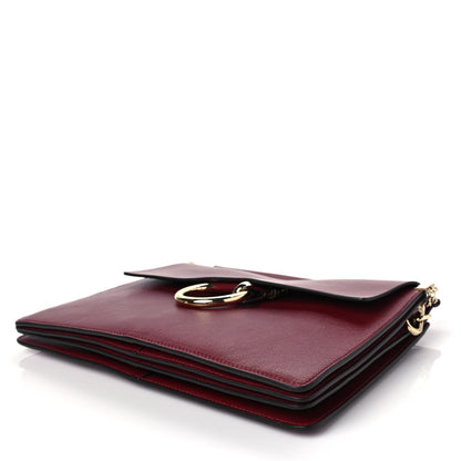 Chloe Calfskin Medium Faye Shoulder Bag Sienna Red 7 of 9