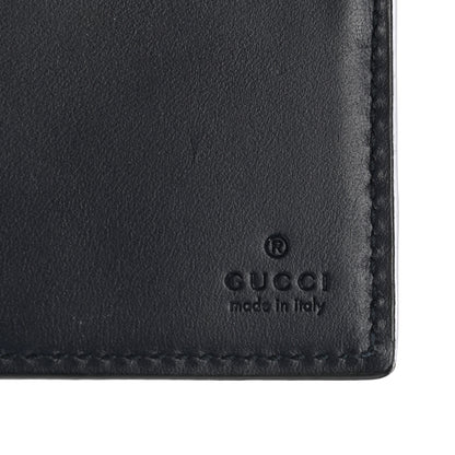 Gucci Guccissima Signature Web New Web Bi-Fold Wallet Blue 6 of 7
