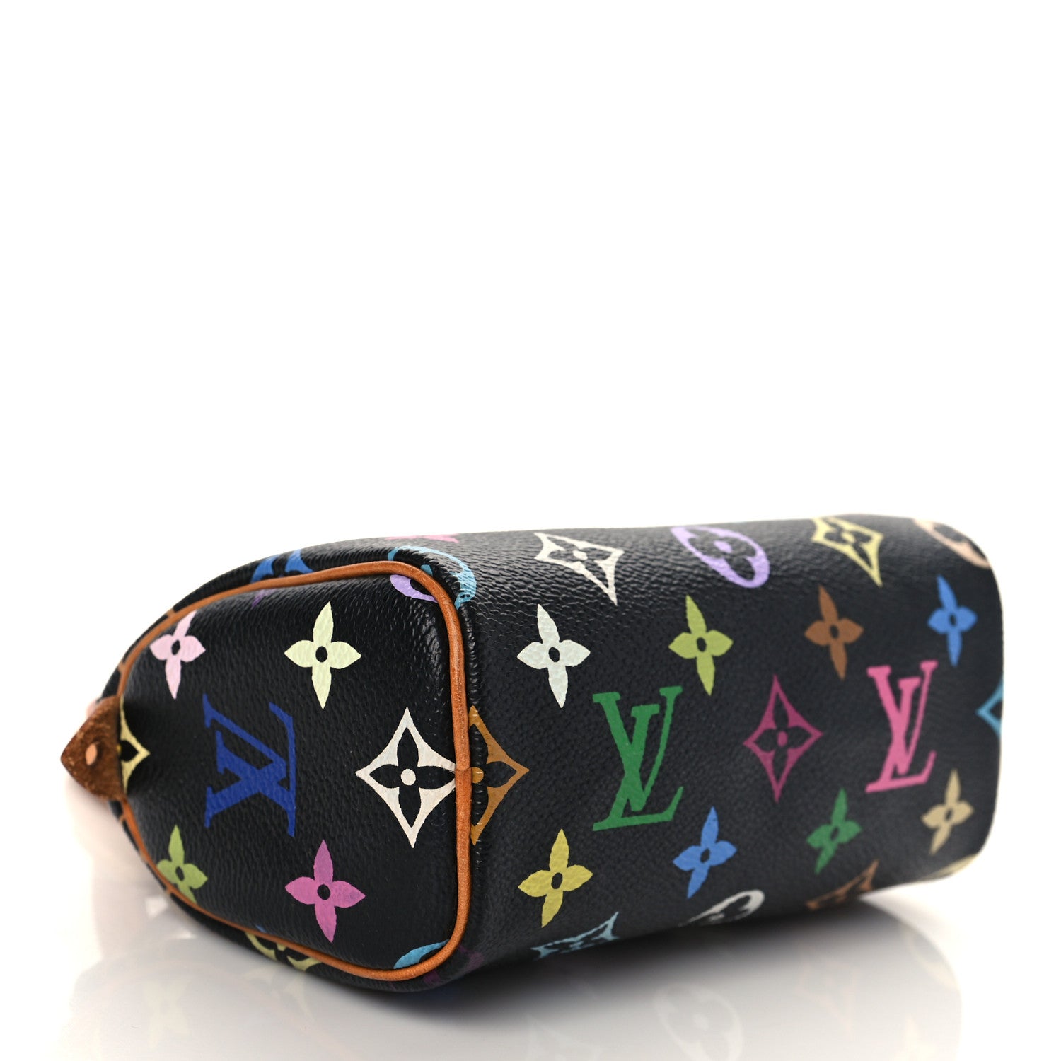 Louis Vuitton Monogram Multicolor Mini Sac HL Speedy Black 3 of 7