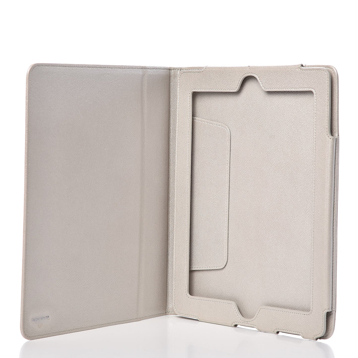 Metallic Caviar Sevruga iPad Case Silver