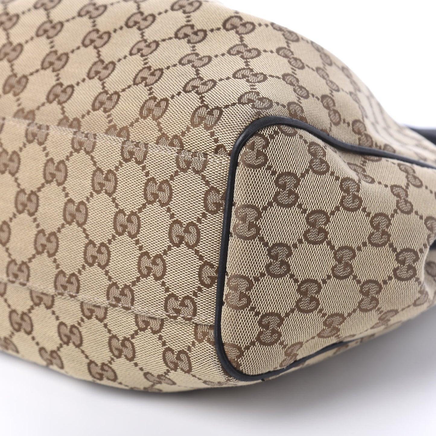 Monogram Medium Sukey Tote Beige Ebony Black