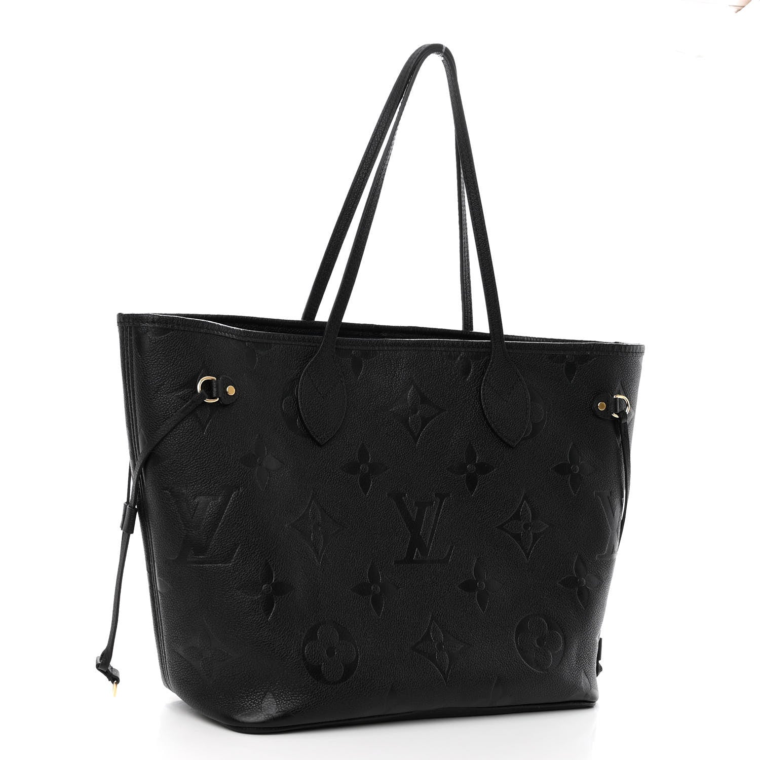 Louis Vuitton Empreinte Monogram Giant Neverfull MM Black 4 of 10